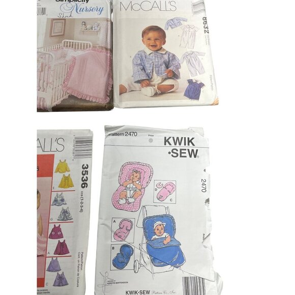 Sewing Pattern Lot of 7 Babies Infants Toddler - Picture 4 of 4